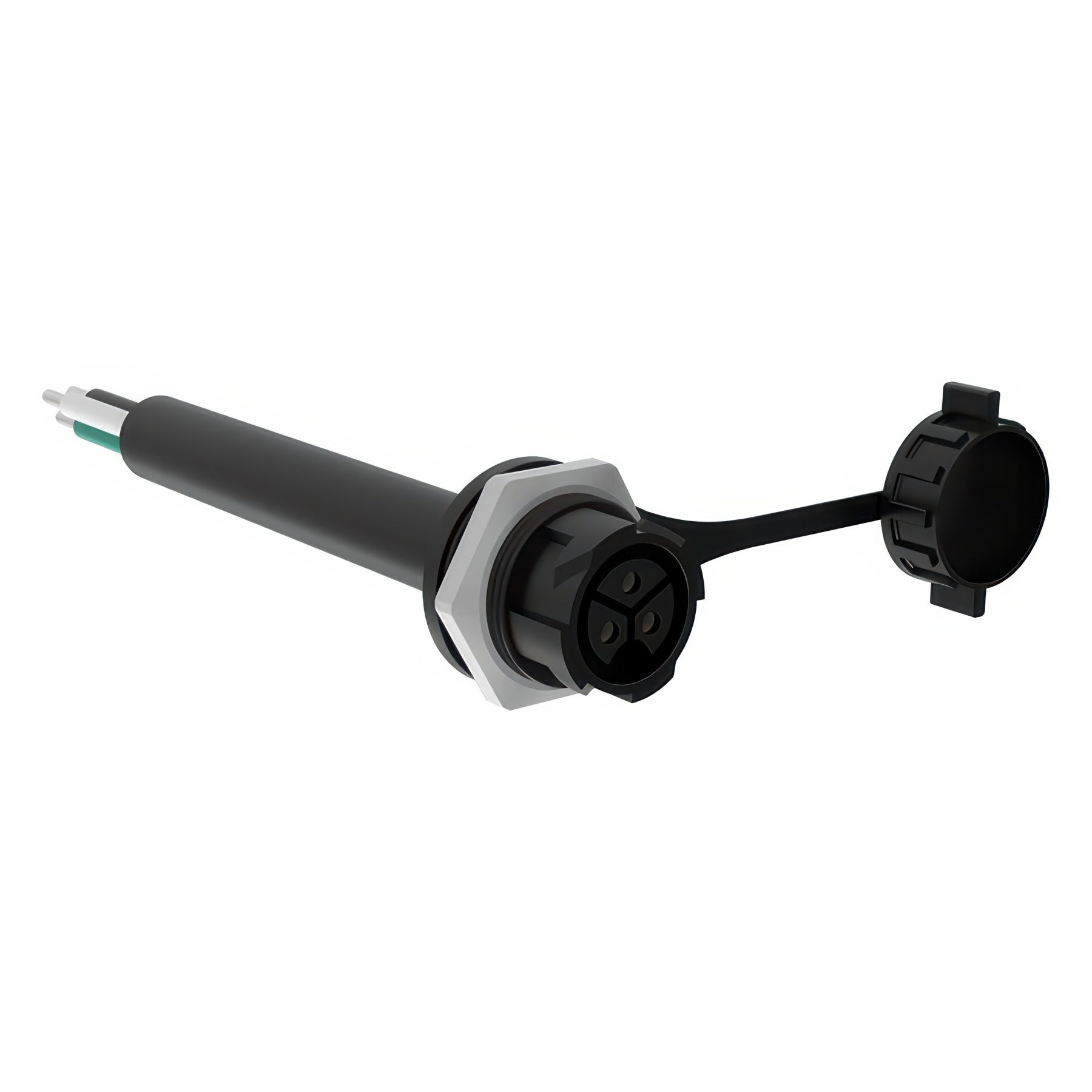 PHOTOBIO AC Female Panel Mount, 6 in. Pigtail, 10AWG