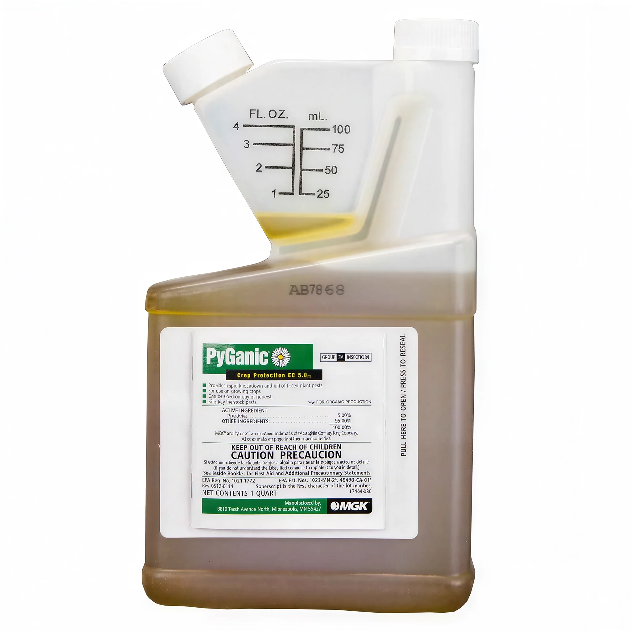 PyGanic Gardening 5.0% EC Organic Crop Protection Pesticide