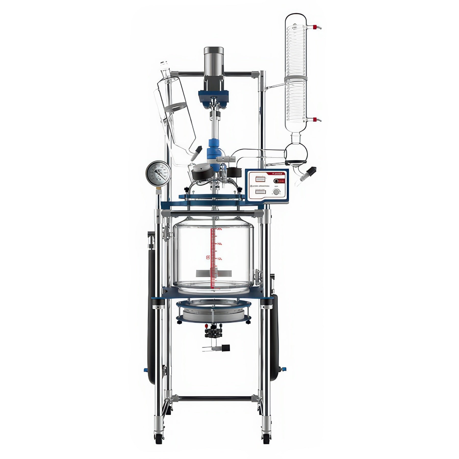 Across International 5.3 Gallon/20L Single Jacketed Filter Glass Reactor Systems