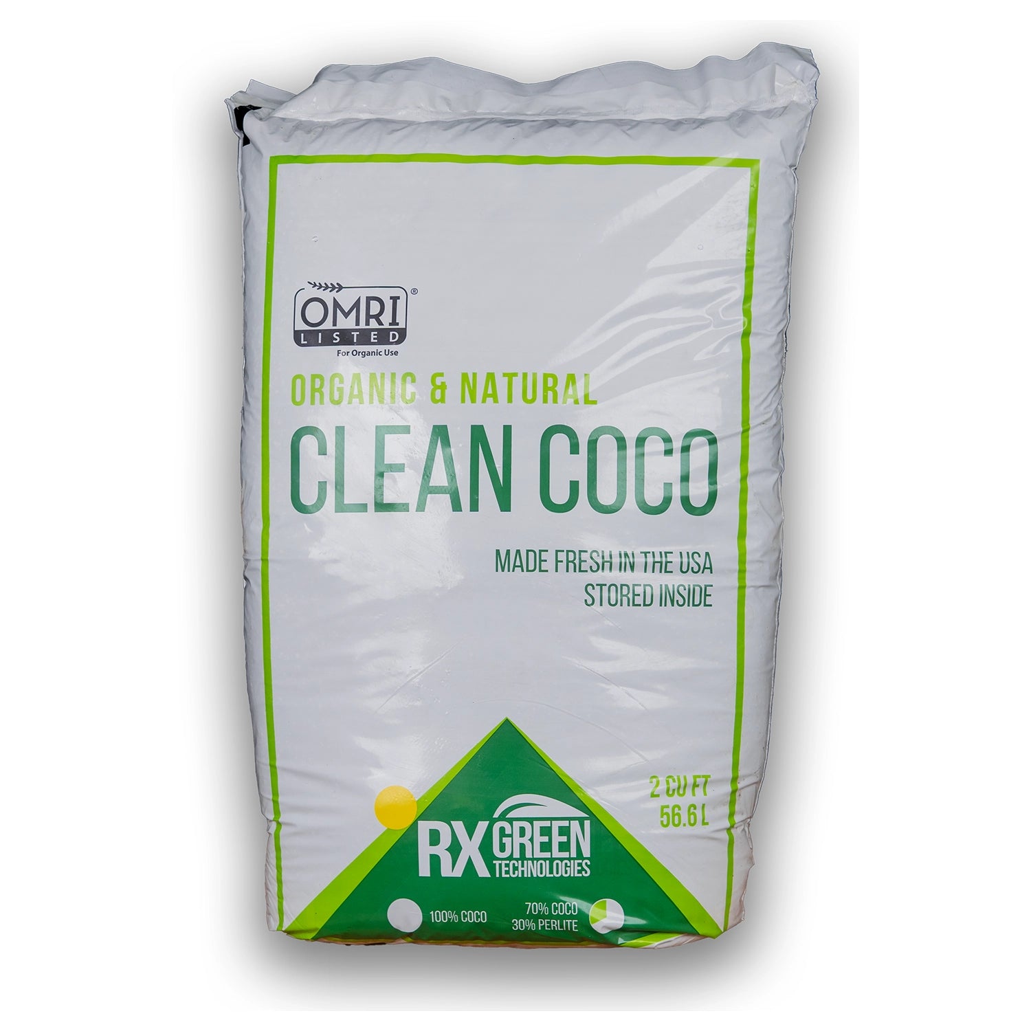 RxGreen Technologies, Inc. Clean Coco, 2 Cu. Ft. - Pallet of 65 Bags