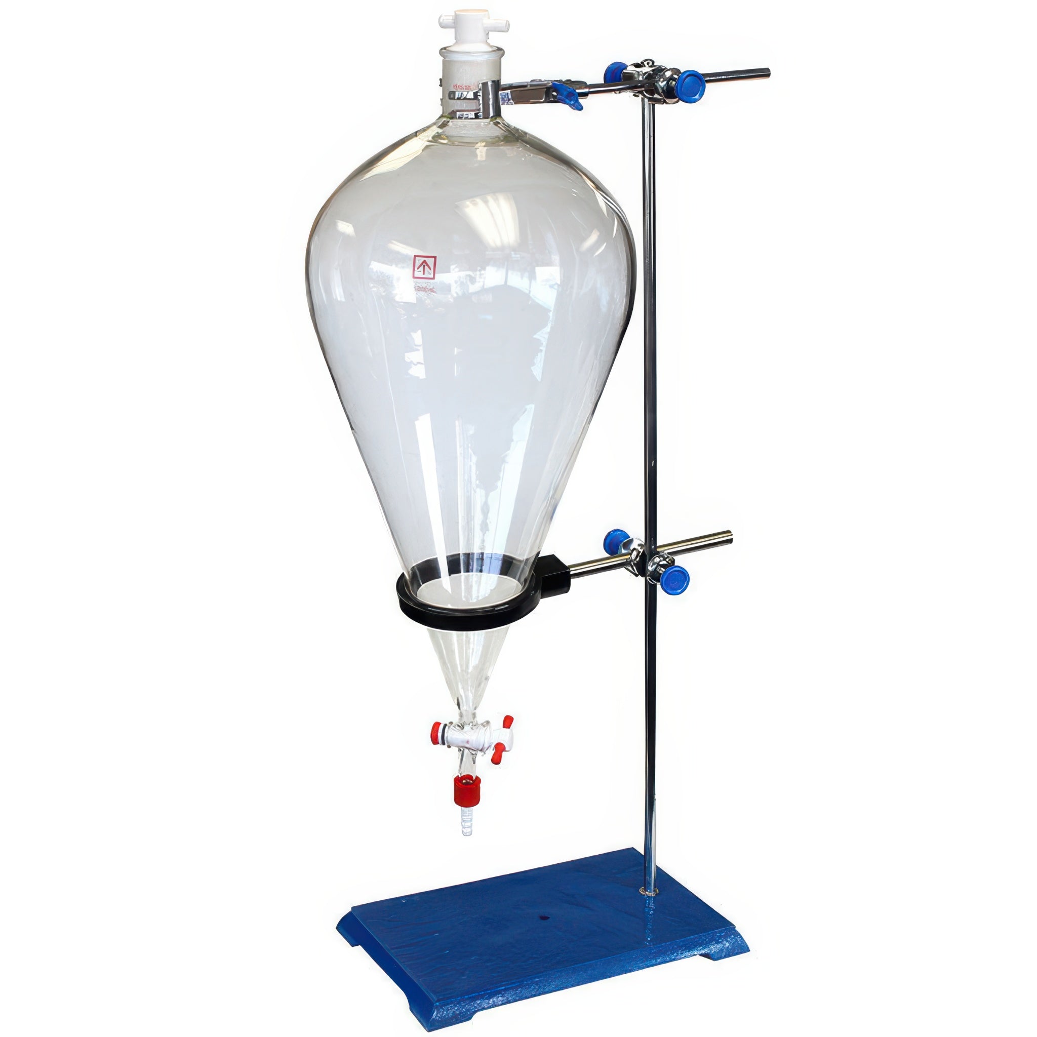 Across International 5 Liter Glass Separatory Funnel Kit with All PTFE Valves