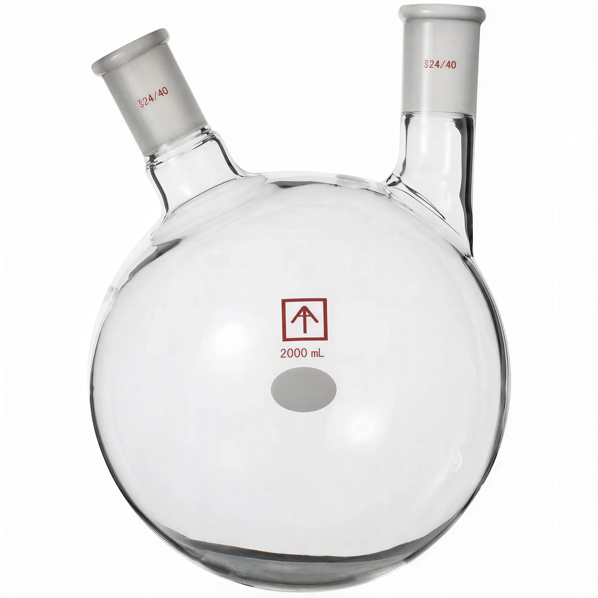 Across International Heavy Wall Round Bottom 2-Neck Flask,  2L