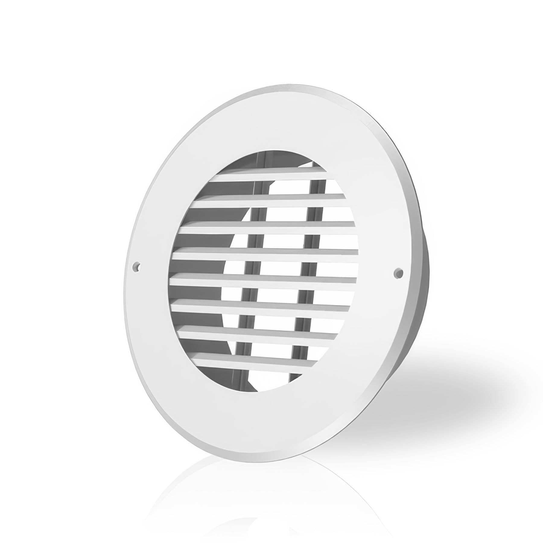 AC Infinity Wall-Mount Duct Grille Vent, White Steel