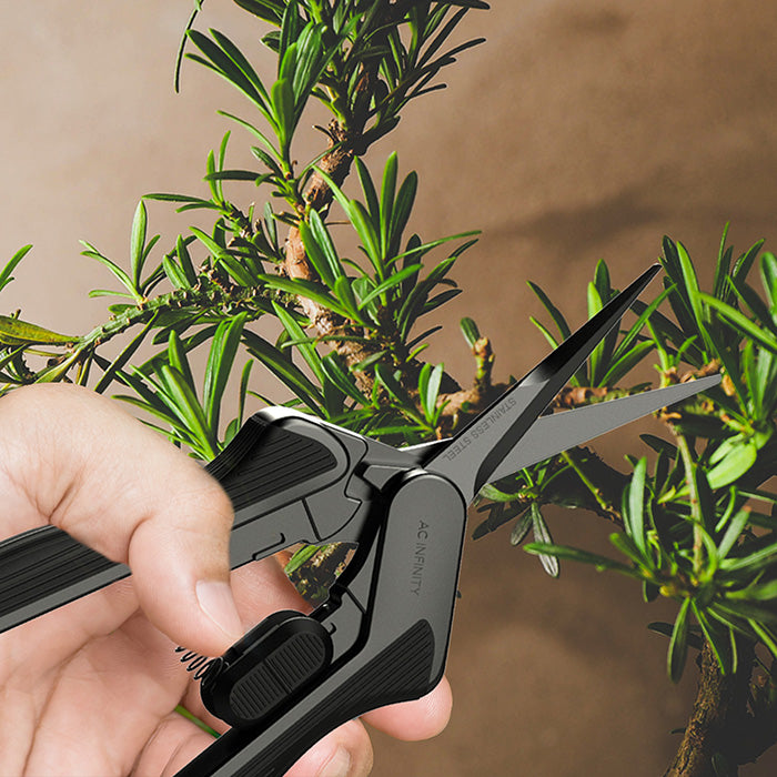 AC Infinity Stainless Steel Pruning Shear with Cleaning Kit