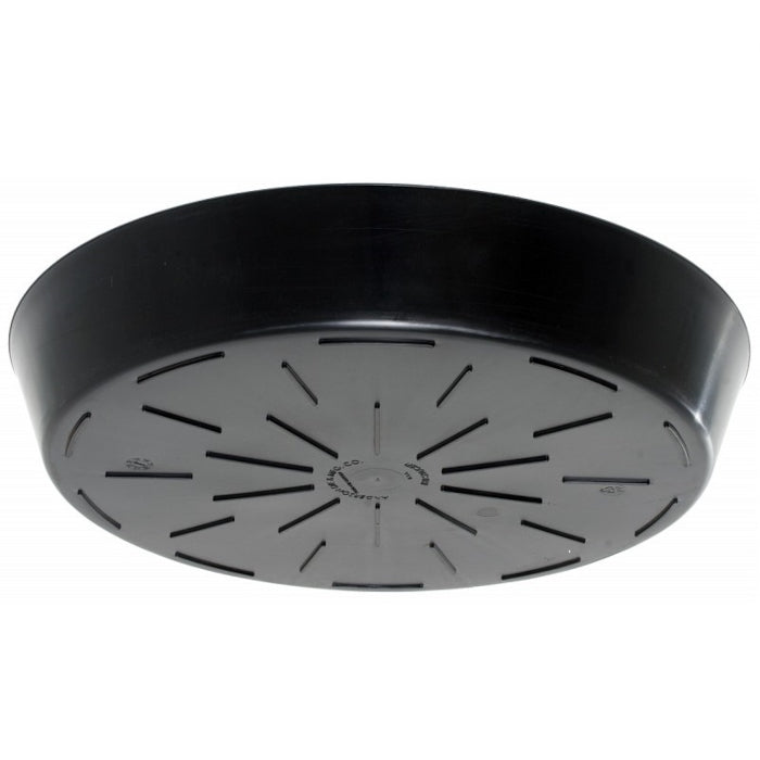 Hydrofarm 20" Super-Sized Black Saucer, Pack of 5