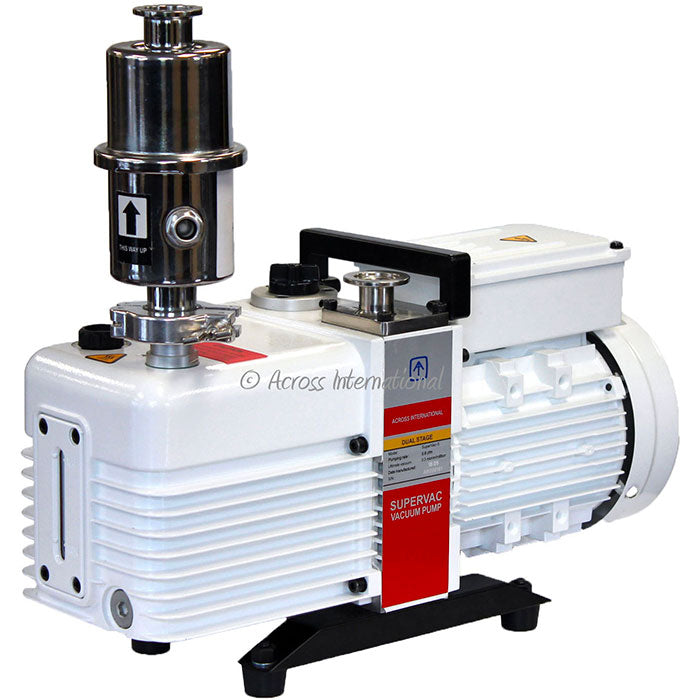 Across International SuperVac 5.6 CFM Corrosion-Resist 2-Stage Vacuum Pump - UL/CSA Certified
