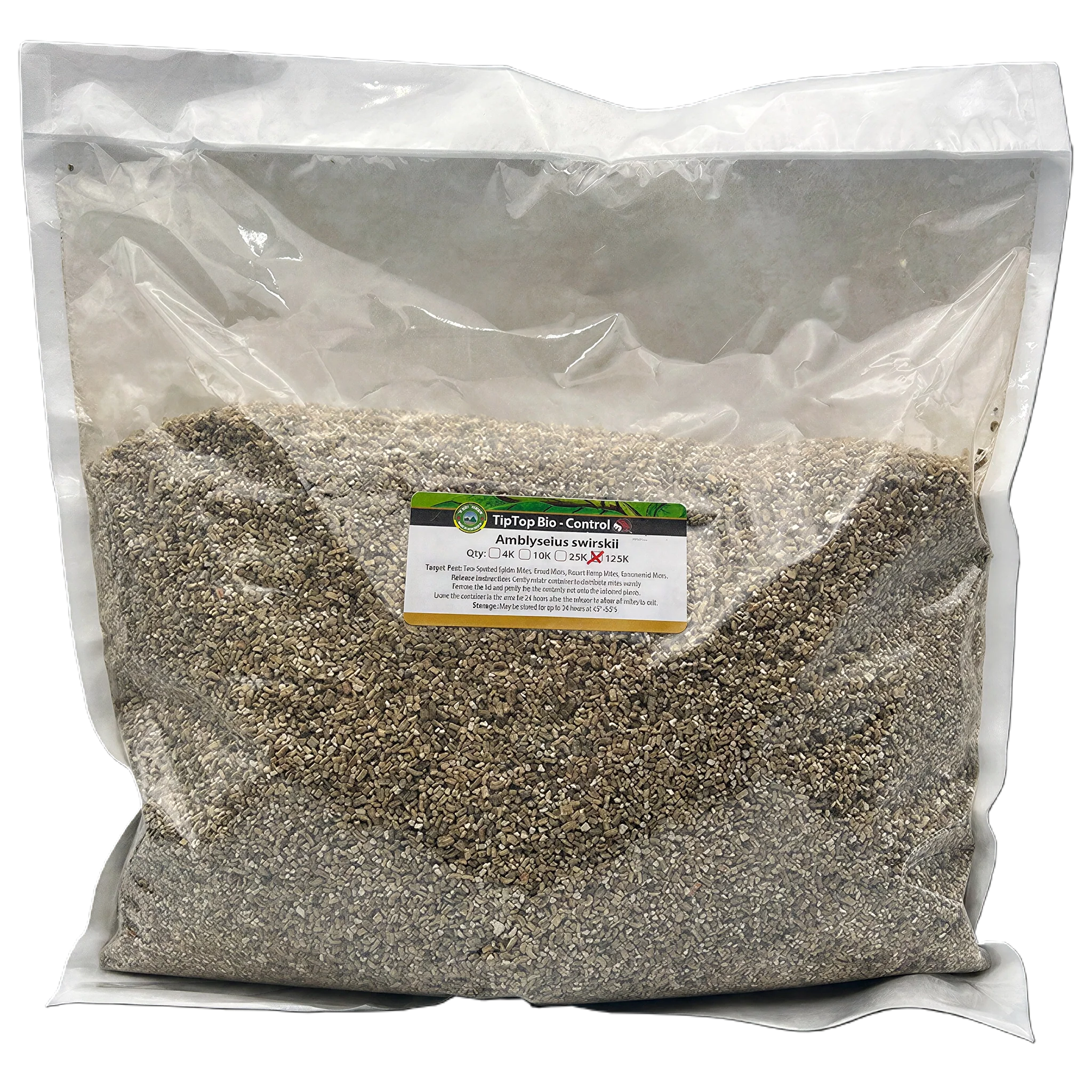 Tip Top Bio-Control Amblyseius Swirskii Beneficial Insects, Pack of 125,000