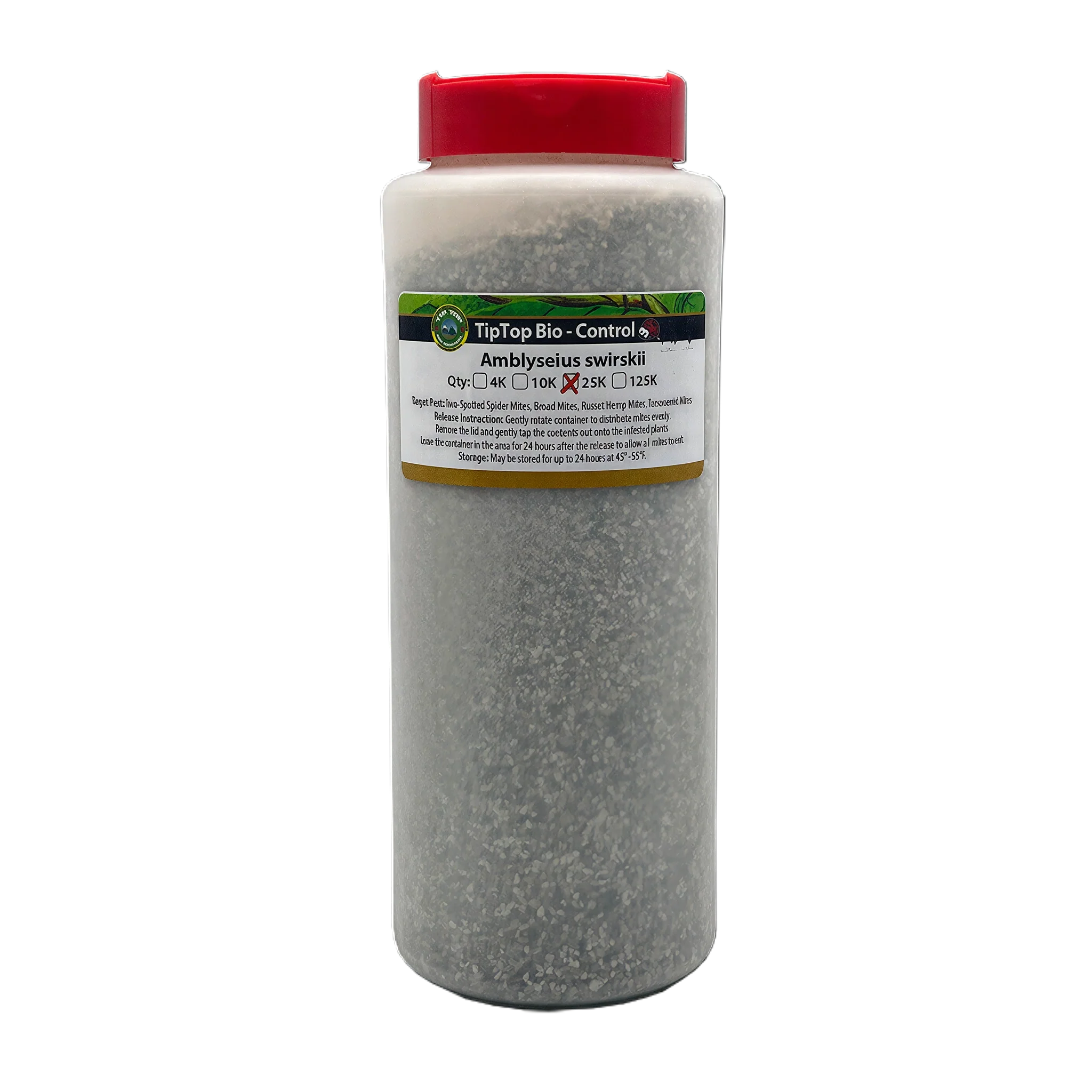 Tip Top Bio-Control Amblyseius Swirskii Beneficial Insects, Bottle of 25,000