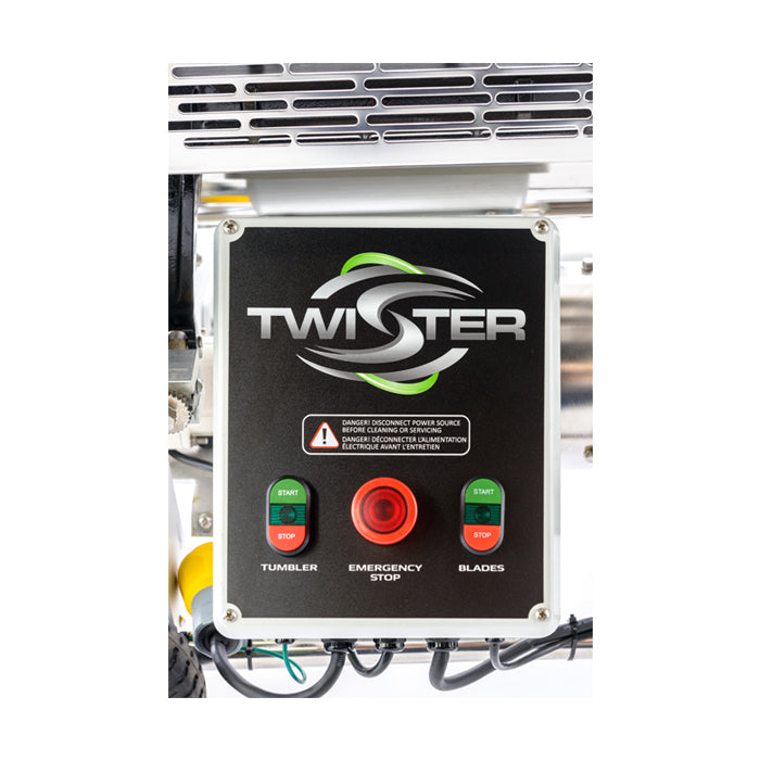 Twister T2S Trimming Machine with Leaf Collector Vacuum & Standard Tumbler