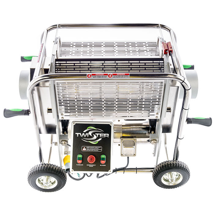 Twister T2S Trimming Machine with Leaf Collector Vacuum & Standard Tumbler