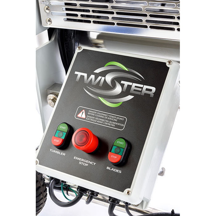 Twister T2S Trimming Machine with Leaf Collector Vacuum & Standard Tumbler
