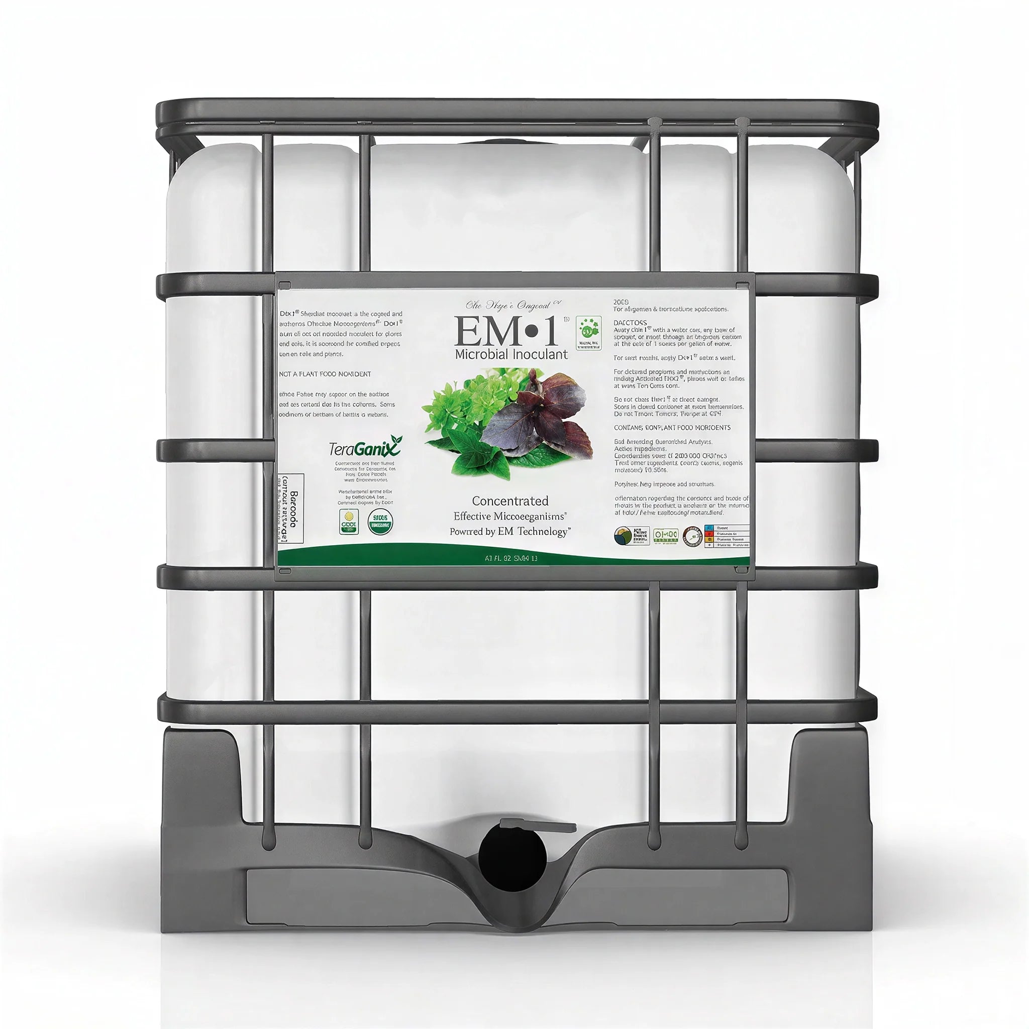 TeraGanix EM-1 Microbial Inoculant, 275 Gallon