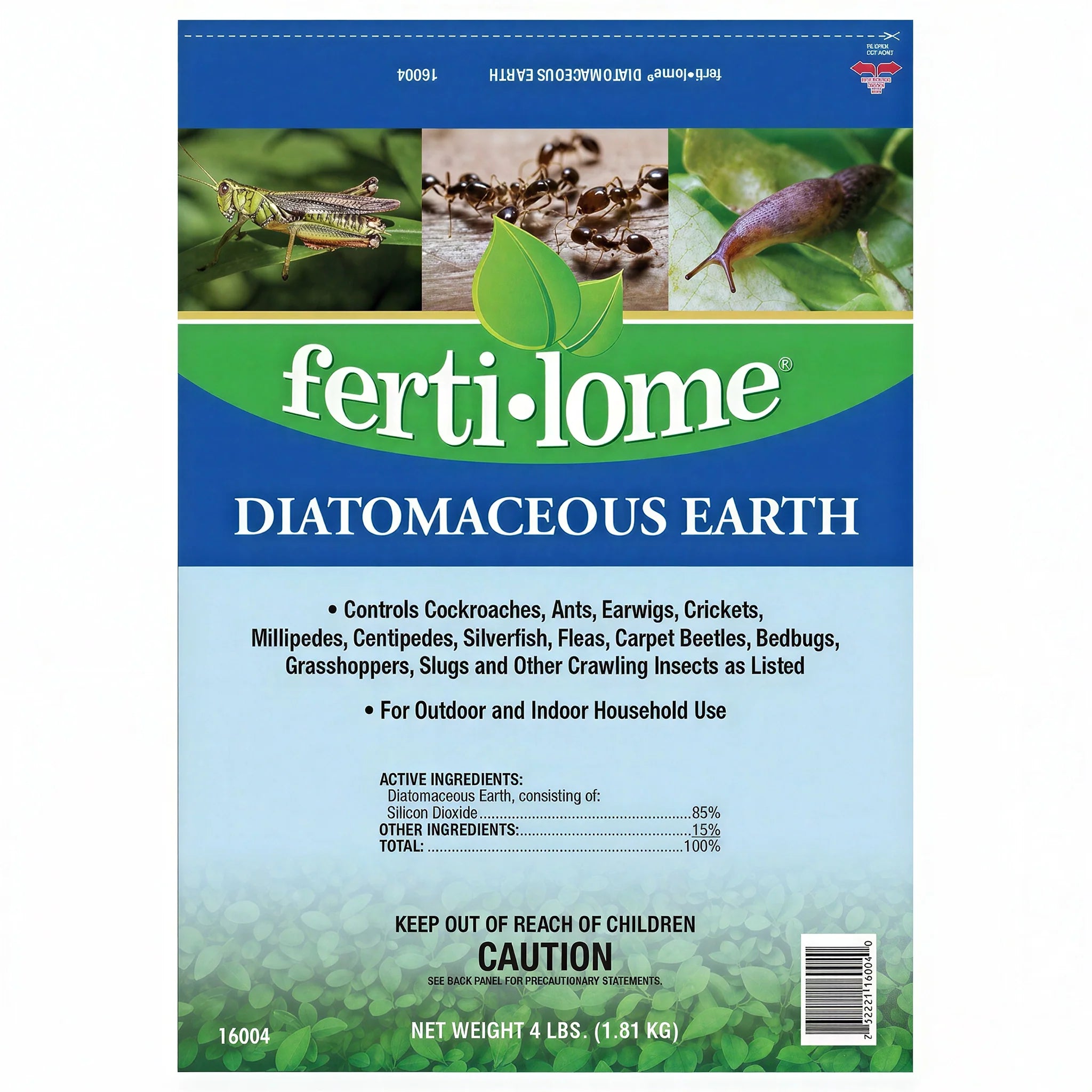 Ferti-Lome Diatomaceous Earth Granules, 4 lbs. - Case of 4