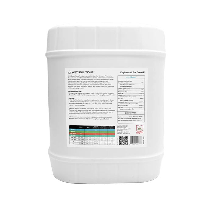FloraFlex Wet Solutions Wet Base, 5 Gallon