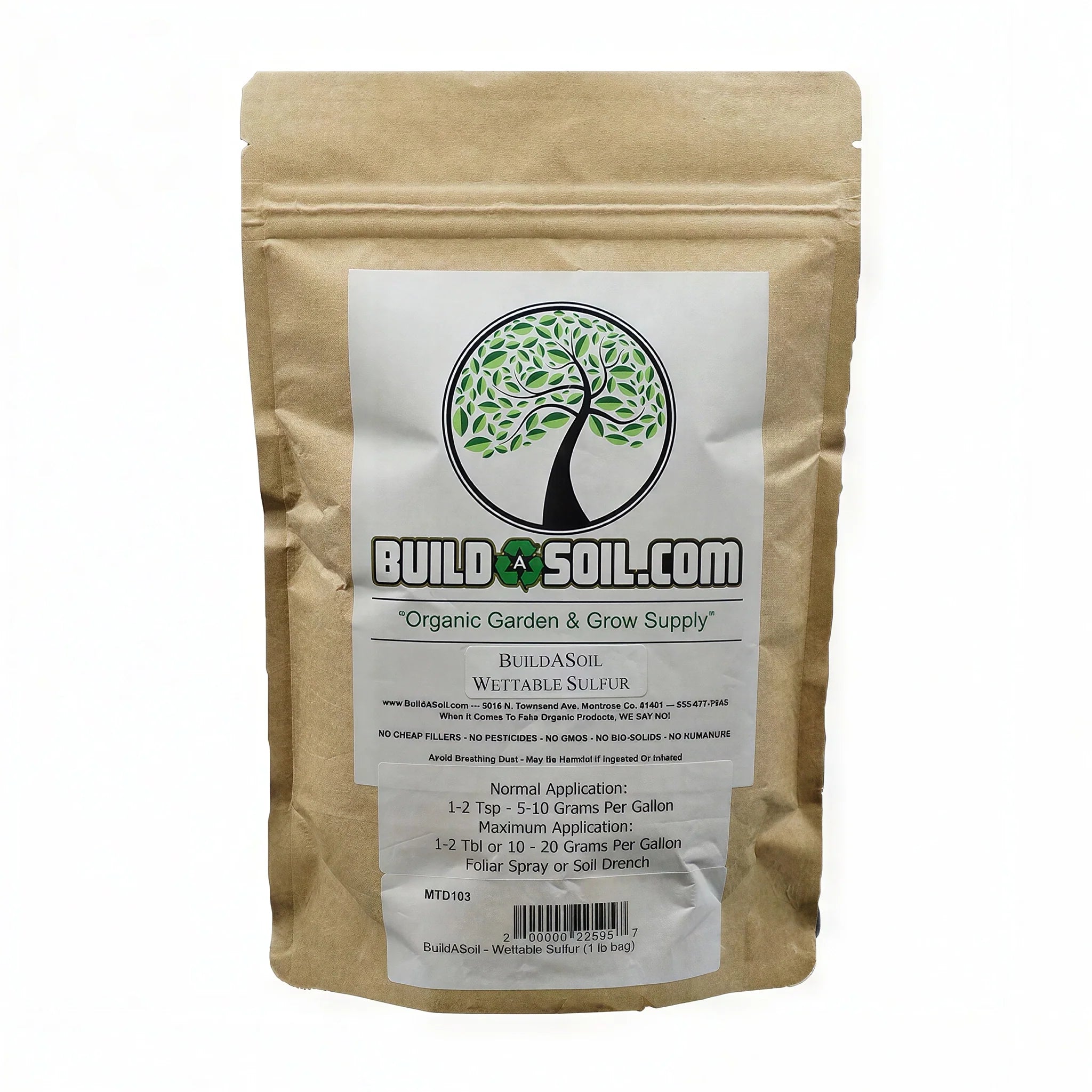 BuildASoil Wettable Sulfur