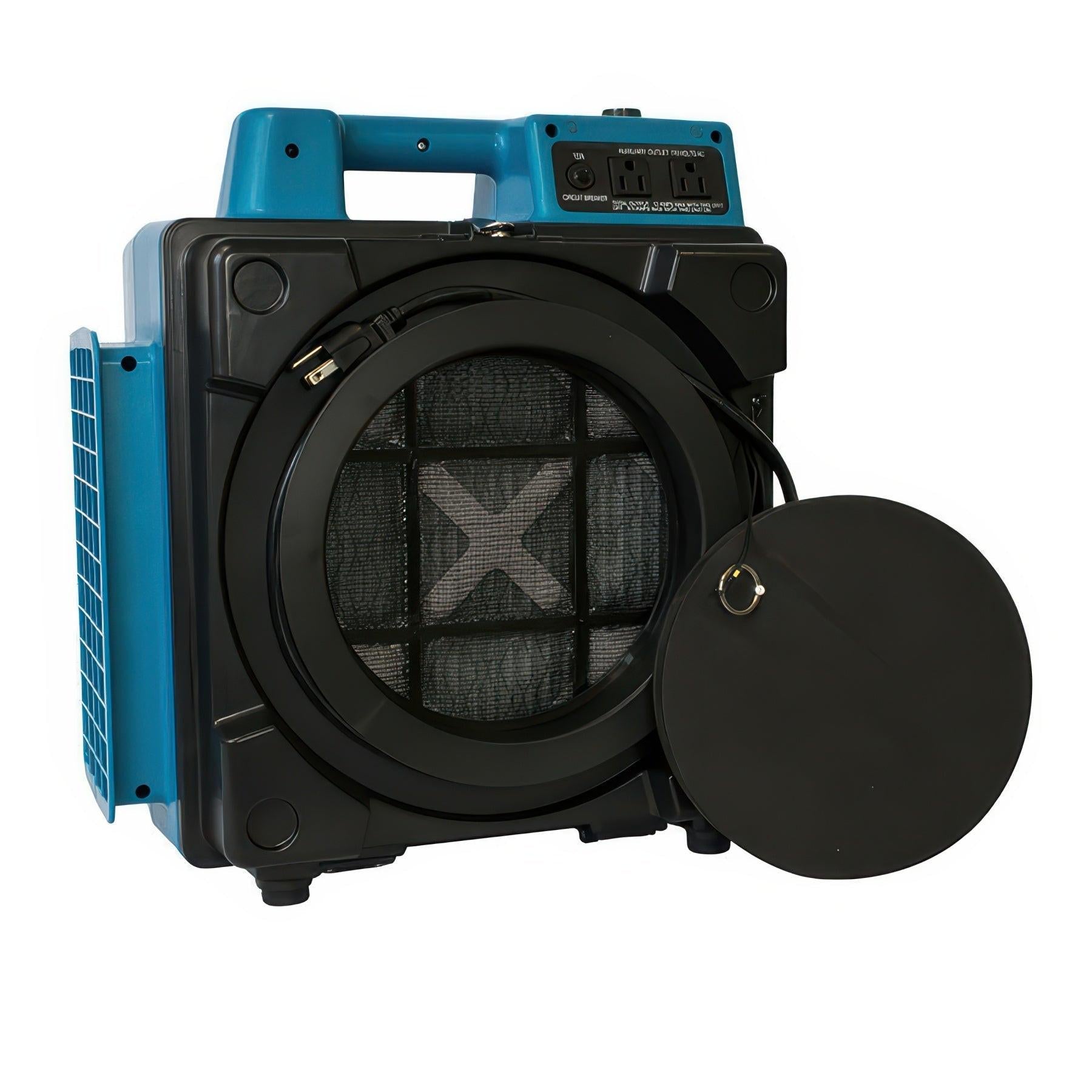 XPOWER X-2480A Professional 3-Stage HEPA Mini Air Scrubber, 1/2 H