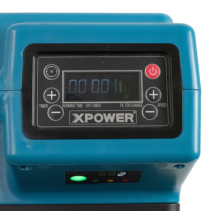 XPOWER X-2700 Professional 3-Stage HEPA Air Scrubber, 1/2 HP, 550 CFM