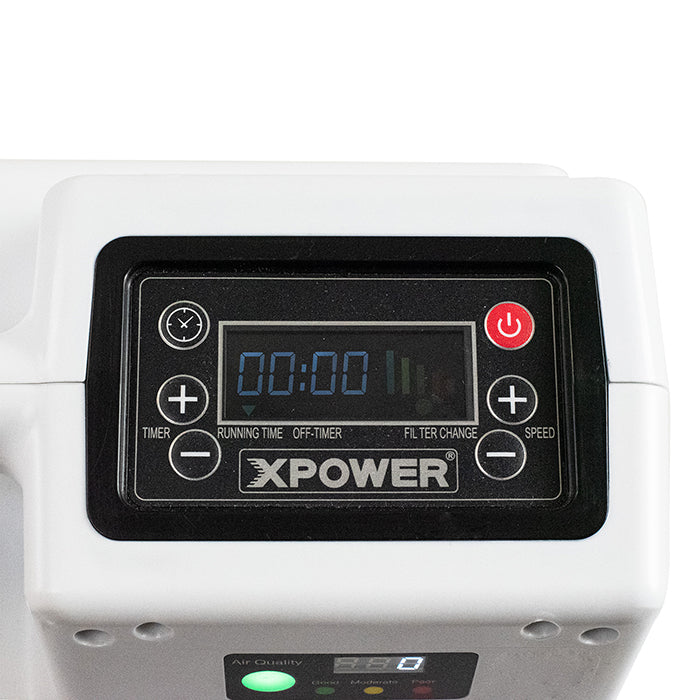 XPOWER X-2830 Professional 4-Stage HEPA Air Scrubber, 1/2 HP, 550 CFM
