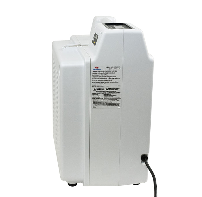 XPOWER X-2830 Professional 4-Stage HEPA Air Scrubber, 1/2 HP, 550 CFM