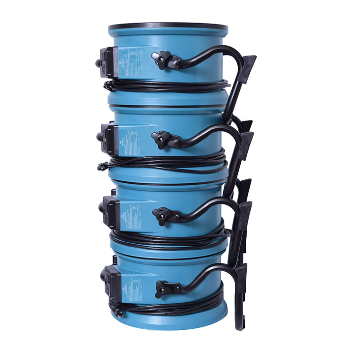 XPOWER X-39AR Professional Axial Fan, 1/4 HP, 2100 CFM, Blue