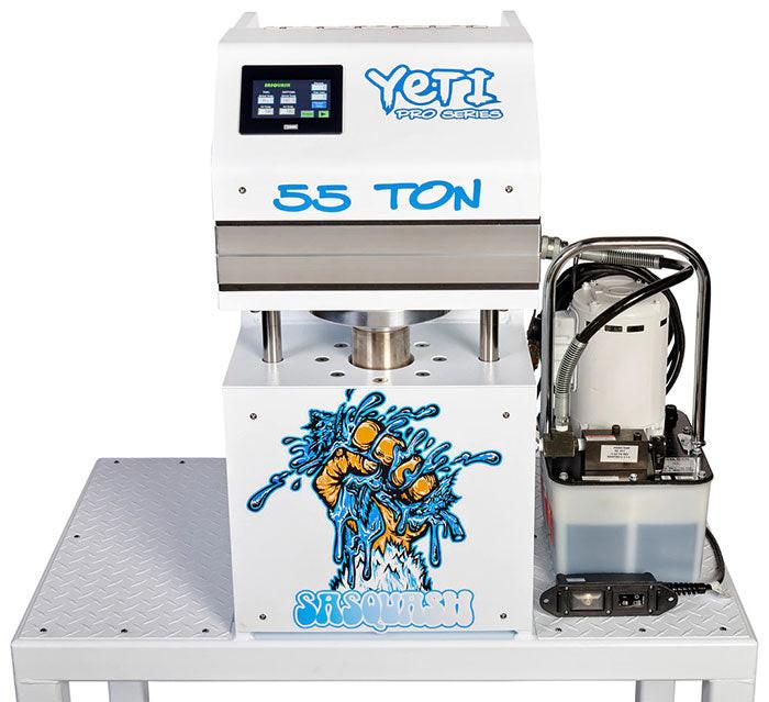Sasquash Yeti Pro Series 55 Ton Rosin Press with Electric Pump