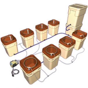 General Hydroponics WaterFarm 8 Site Hydroponic Drip System