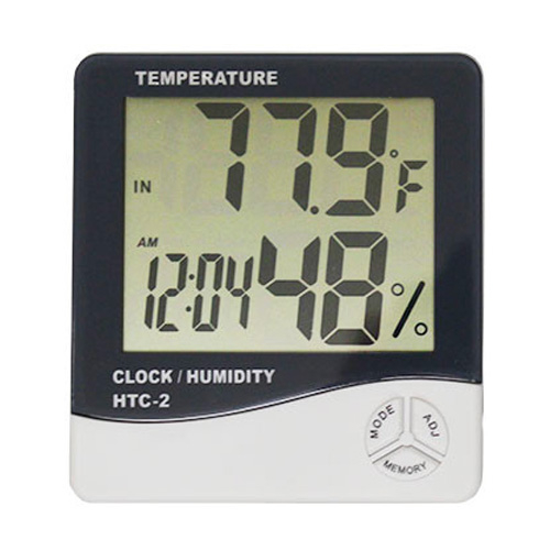 Digital LCD Thermometer Hygrometer Indoor Mini Temperature Humidity Meter  Sensor with Probe Weather Station Frost Point