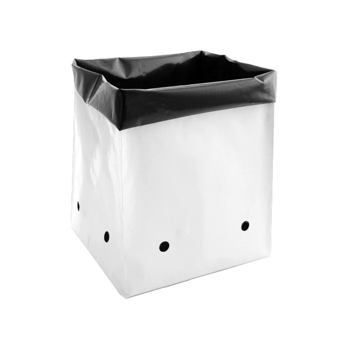 GroXcess Pro Black 7-GAL Fabric Pot No Handles