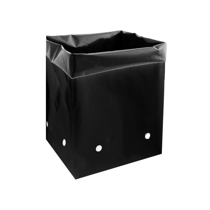 Hydrofarm Black & White Grow Bag, 10 Gal (20 Packs of 10)