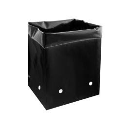 Hydrofarm Black & White Grow Bag, 1 Gal (20 Packs of 25)