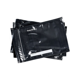 Black Vacuum Seal Zipper Bags - Quart 8 X 12 - Clear Front – FoodVacBags