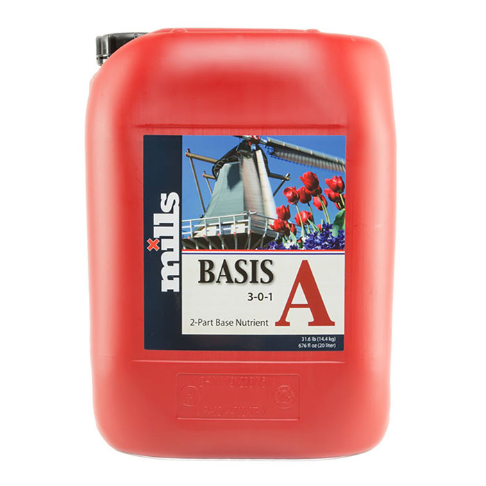 Mills Nutrients Basis A, 20 Liter Hydroponic Nutrients Nutrients