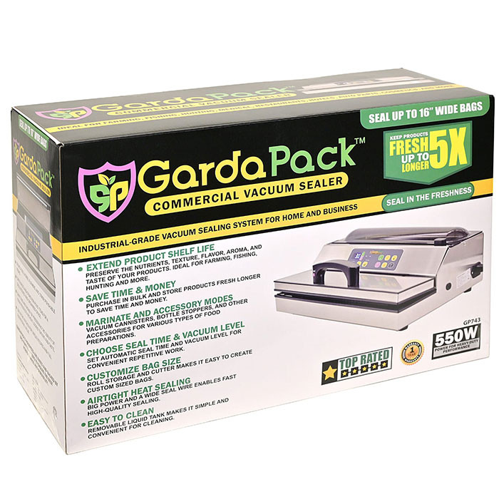 GardaPack Commercial Vacuum Sealer, 16 Inch Vacuum Sealers & Bags Harvest  Storage Supplies Harvest