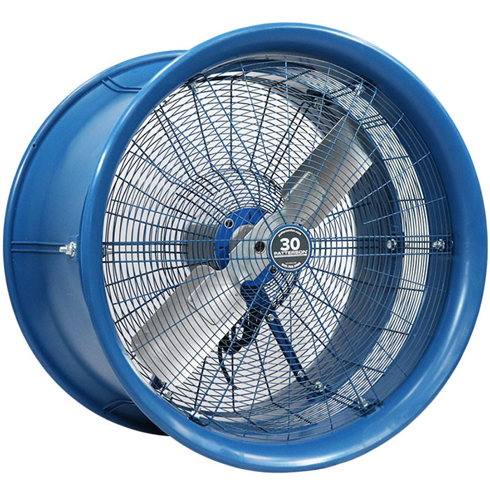 Patterson Fans High Velocity 1 HP Single Phase Hybrid Fan with Fan ...