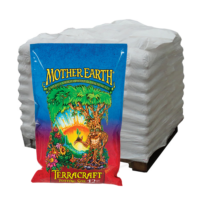 Mother Earth Terracraft Potting Soil 12 Dry Quarts Pallet Of 119 Bags Garden Soil Potting Mixes Soils Containers