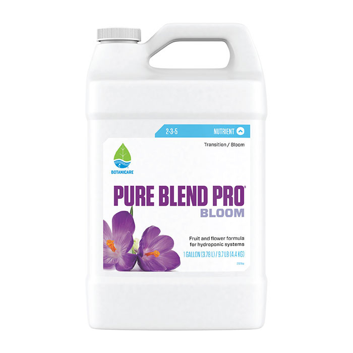 Botanicare Pure Blend Pro Bloom Hydroponic Formula, 1 Gallon Organic ...