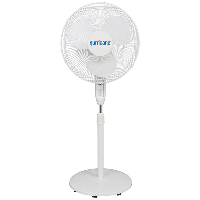 Hurricane Supreme Oscillating Stand with Remote, 16 in. - Floor & Pedestal Fans Fans & Blowers Environment