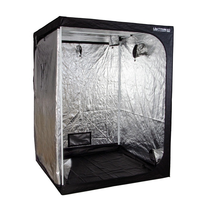 Hydrofarm Lighthouse 2.0 - 5' x 5' x 6.5' Grow Tent 5x5 Grow Tents Grow ...