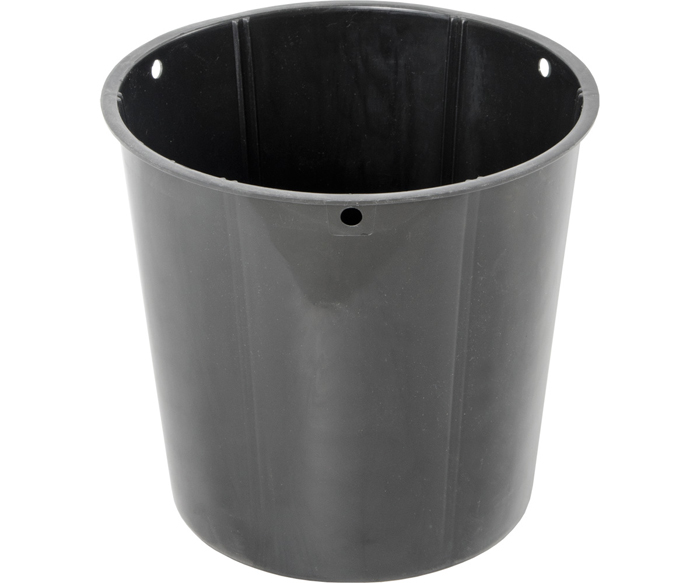 2 Gallon Black Bucket w/ Handle -  Wholesale Hydroponic Systems and  Grow Lights