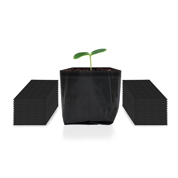 GeoPot Black Velcro Seam Transplanter Fabric Pot 3 Gallon