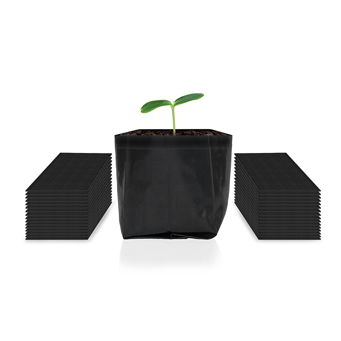 Grow1 1 Gallon Grow Bags (100 Pack) Black and White Poly Bags for Plants,  Perfect for Plant Nursery Bags, Seedling Bag & Greenhouse Grow Bags, PE 1