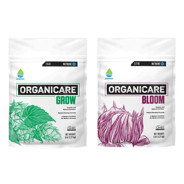 Bags of Botanicare Organicare Nutrients