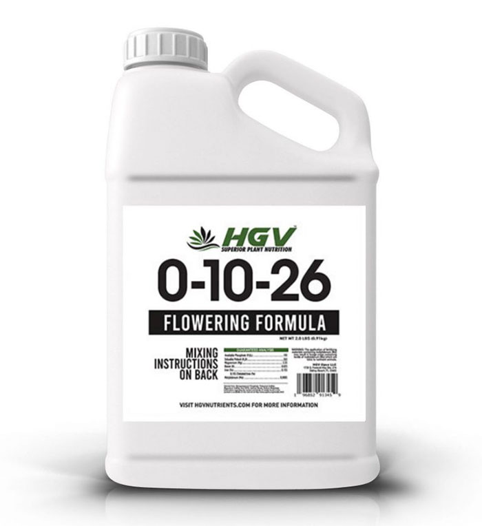 HGV Flowering Formula in a retail bottle