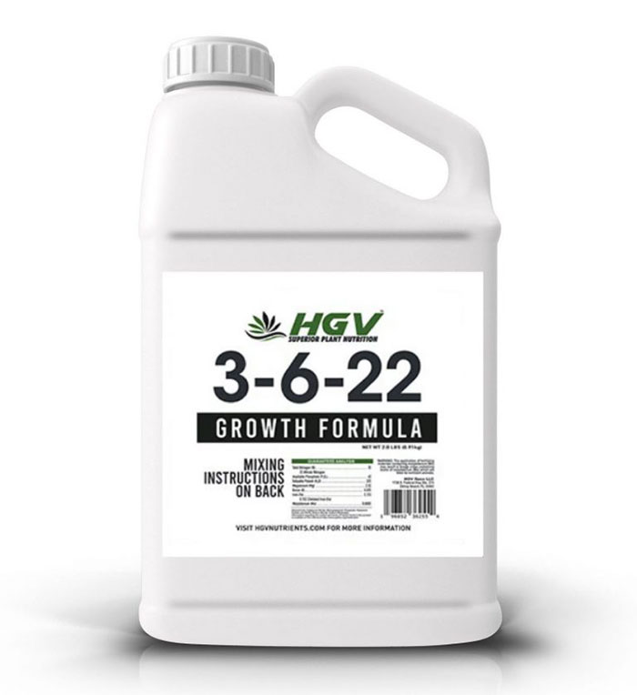 HGV Growth Formula in a retail bottle