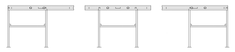 hydroponic Rolling Bench Outline